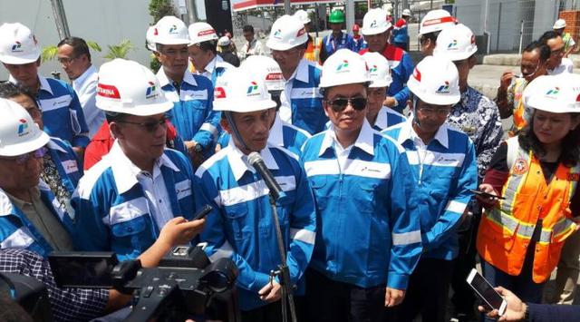 Foto: Wakil Menteri Energi dan Sumber Daya Mineral (ESDM), Arcandra Tahar mengecek kesiapan sektor energi dalam menghadapi hari raya Idul Fitri.