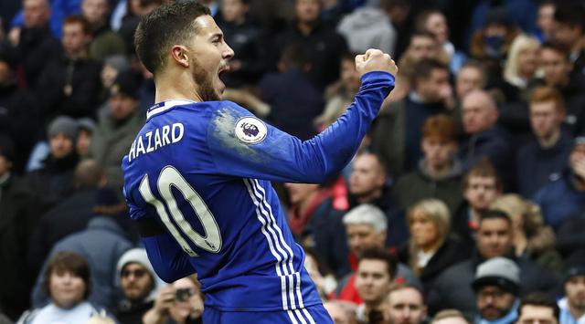 Real Madrid bersedia membayar gelandang Chelsea, Eden Hazard dengan 100 juta pounds. (Reuters/Jason Cairnduff)
