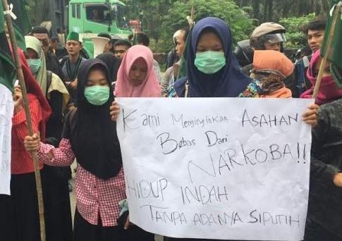 Kader HMI Kisaran di Polres Asahan
