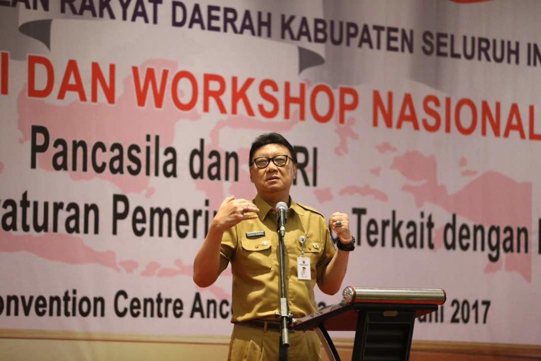 Foto: Mendagri Tjahjo Kumolo.
