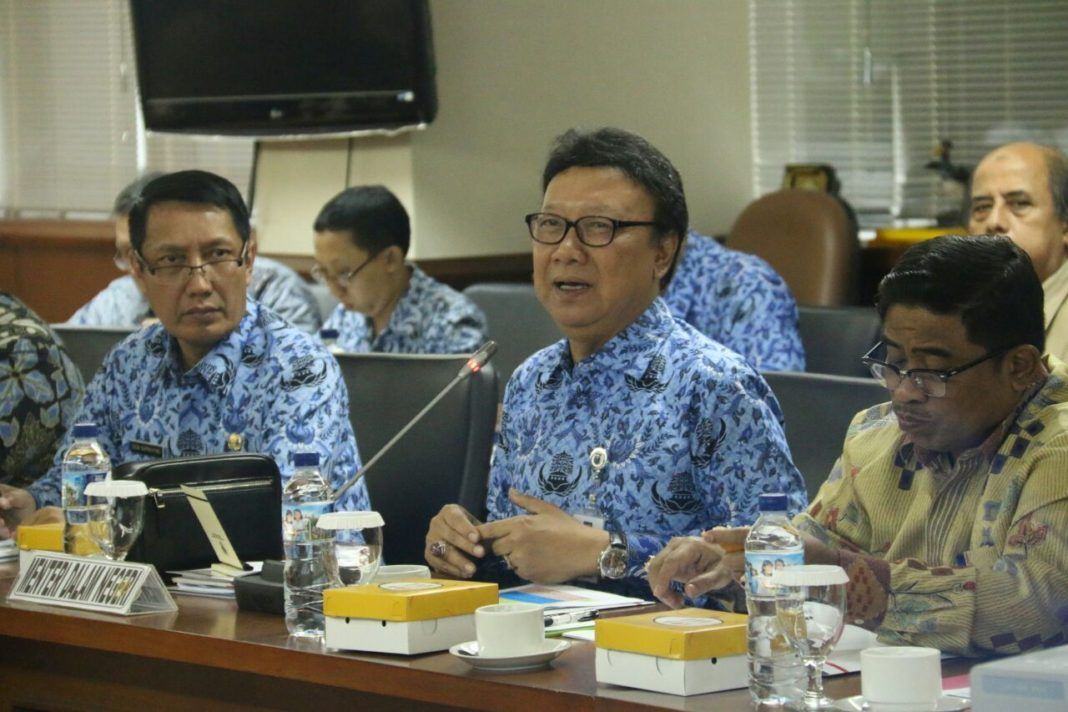 Foto: Mendagri Tjahjo Kumolo.