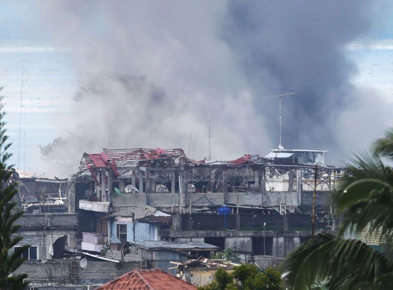 Situasi terbaru di Marawi. (Foto: AFP)