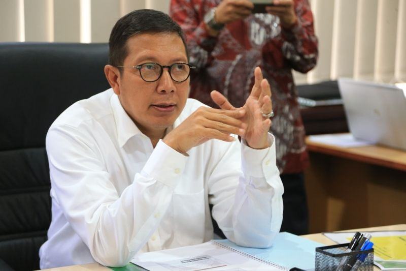 Foto: Menag Lukman Hakim Saifuddin saat rapat dengan jajaran litbang diklat Kemenag di Jakarta.
