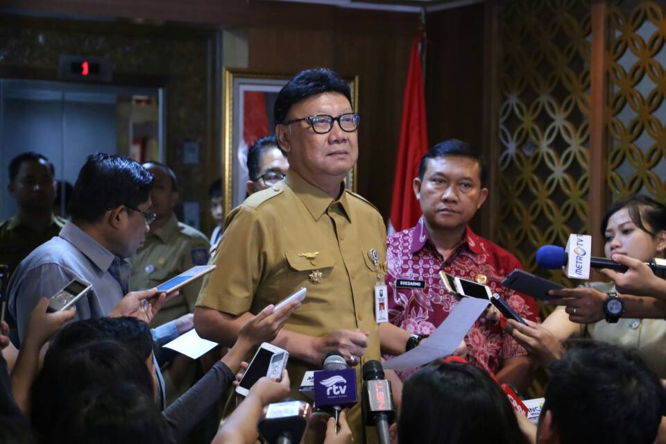 Foto: Menteri Dalam Negeri Tjahjo Kumolo.