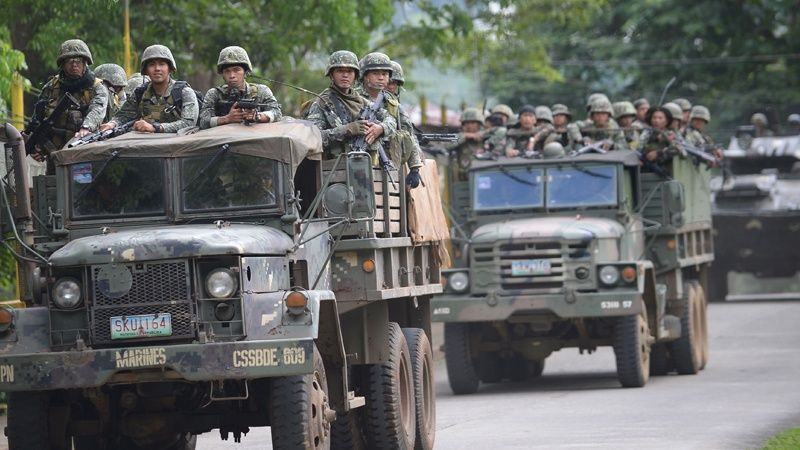 Foto: Militer Filipina di Marawi.