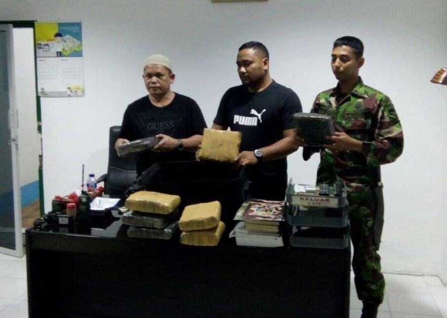 Narkoba Medan Ganja di Stasiun ALS