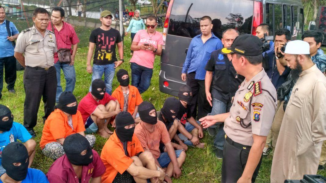 Operasi Pekat 2017 Preman di Medan