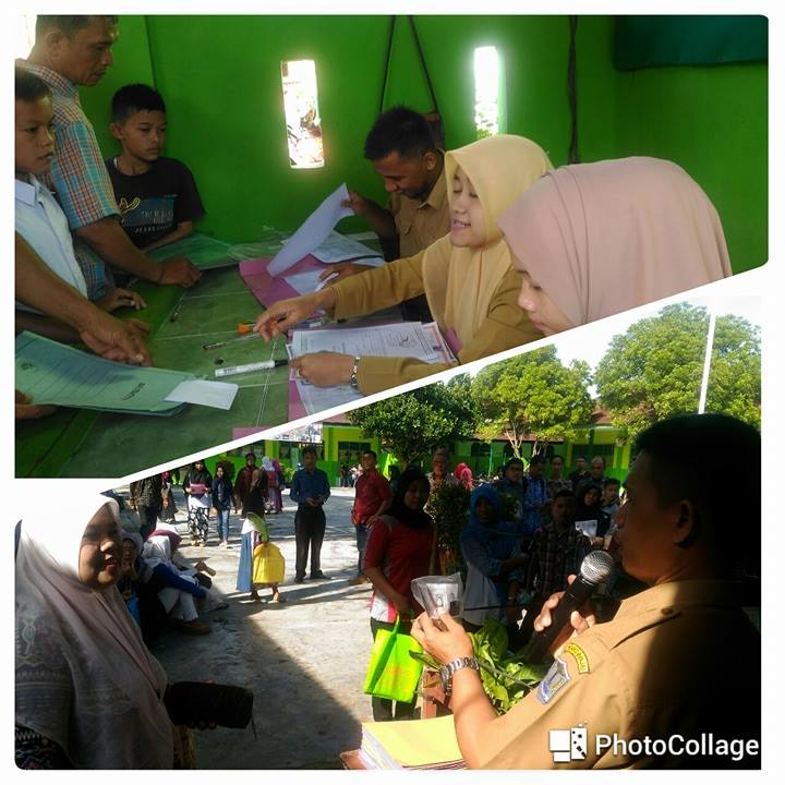 Foto: Antusias masyarakat Binjai untuk mendaftarkan anak-anaknya ke Madrasah Tsanawiyah.