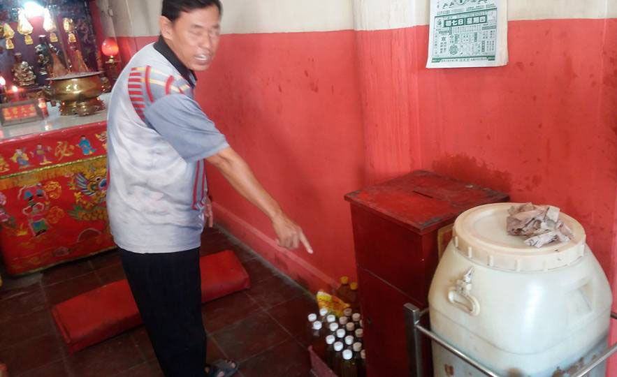 Pencurian di Asahan Kotak Amal Vihara