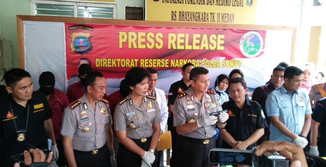 Peredaran Narkoba di Medan tembak mati dua bandar