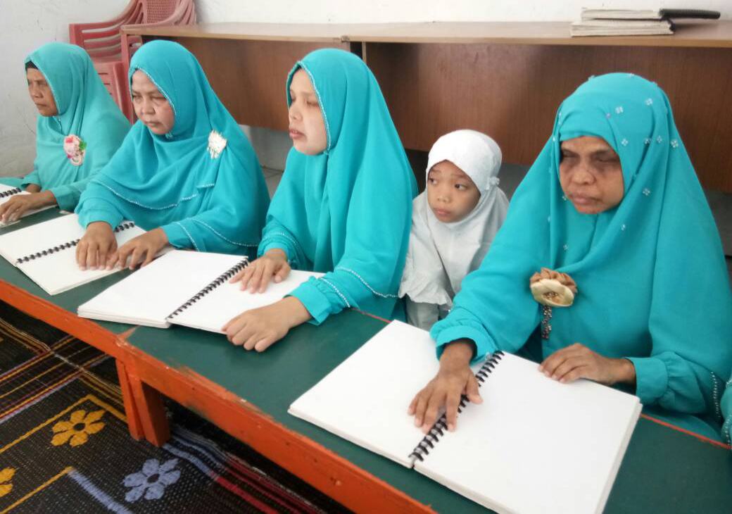 Puluhan Tunanetra di Medan Tadarus