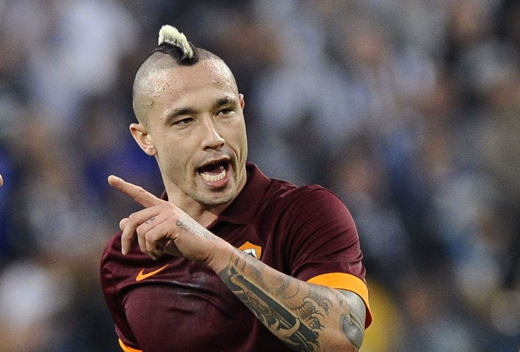 Foto: Gelandang AS Roma, Radja Nainggolan.