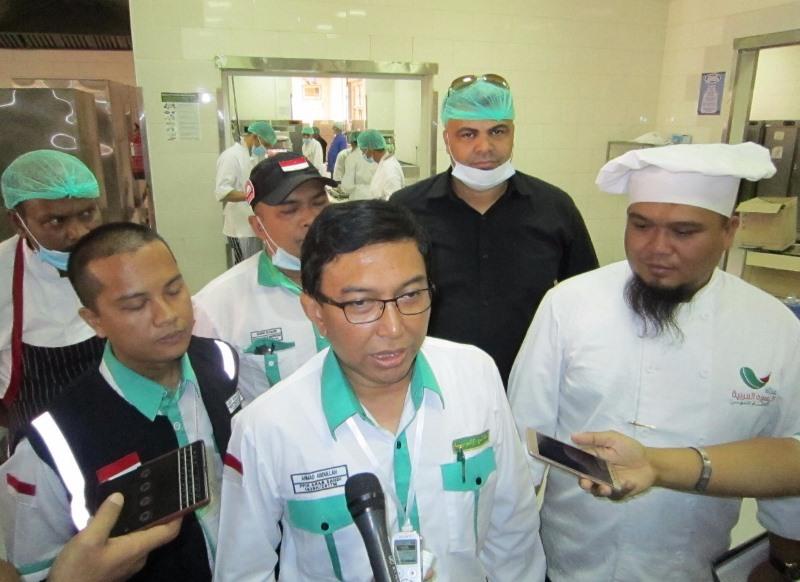 Foto: Kabid Katering Panitia Penyelenggara Ibadah Haji (PPIH) Arab Saudi Ahmad Abdullah.