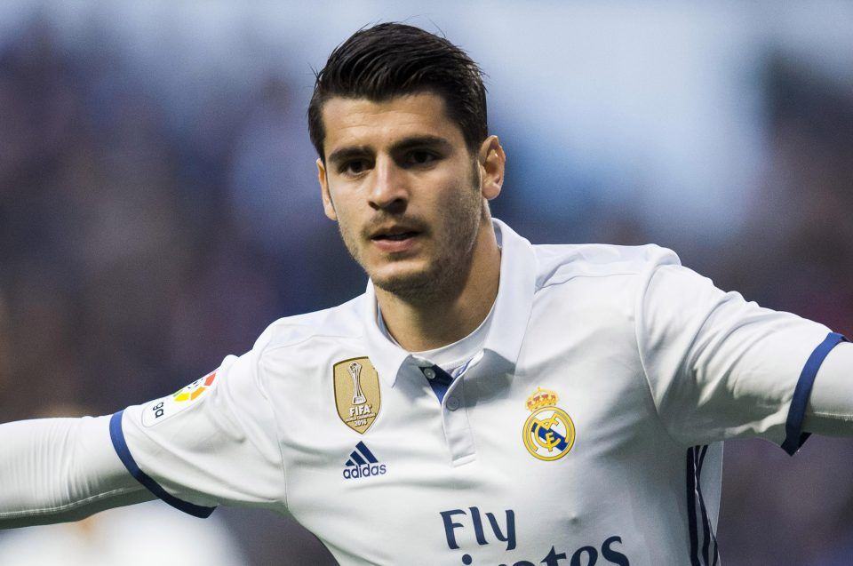 Foto: Striker Real Madrid Alvaro Morata sepakat pindah ke Chelsea.