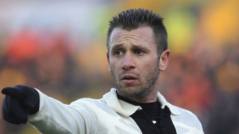 Striker veteran Antonio Cassano