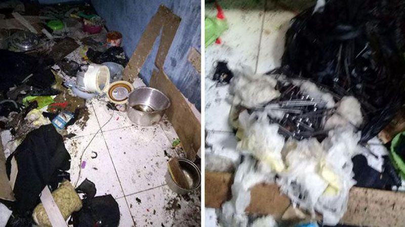 Polda Jawa Barat menyatakan kepolisian menemukan paku sepanjang 7 cm dalam bom panci yang diduga meledak di Buah Batu, Bandung, Jawa Barat. (Humas Polda Jawa Barat)