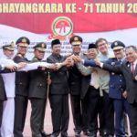 HUT Bhayangkara ke-71, Tengku Erry Pimpin Irup