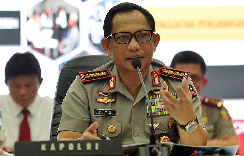 Foto: Kapolri Jenderal Tito Karnavian..