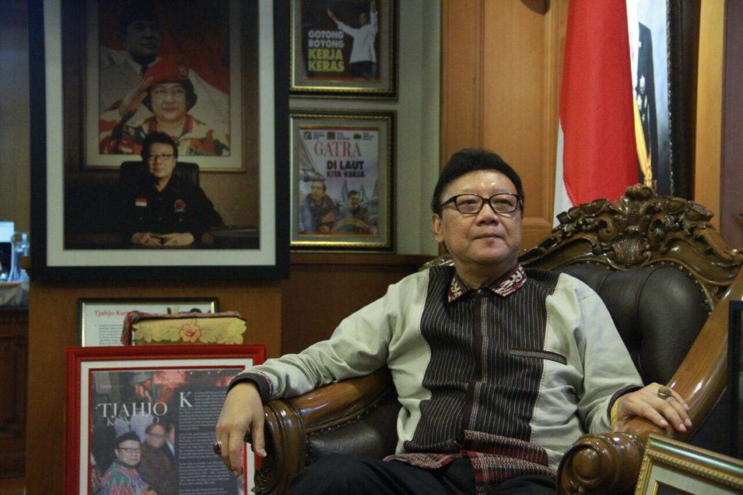 Foto: Menteri Dalam Negeri (Mendagri) Tjahjo Kumolo.