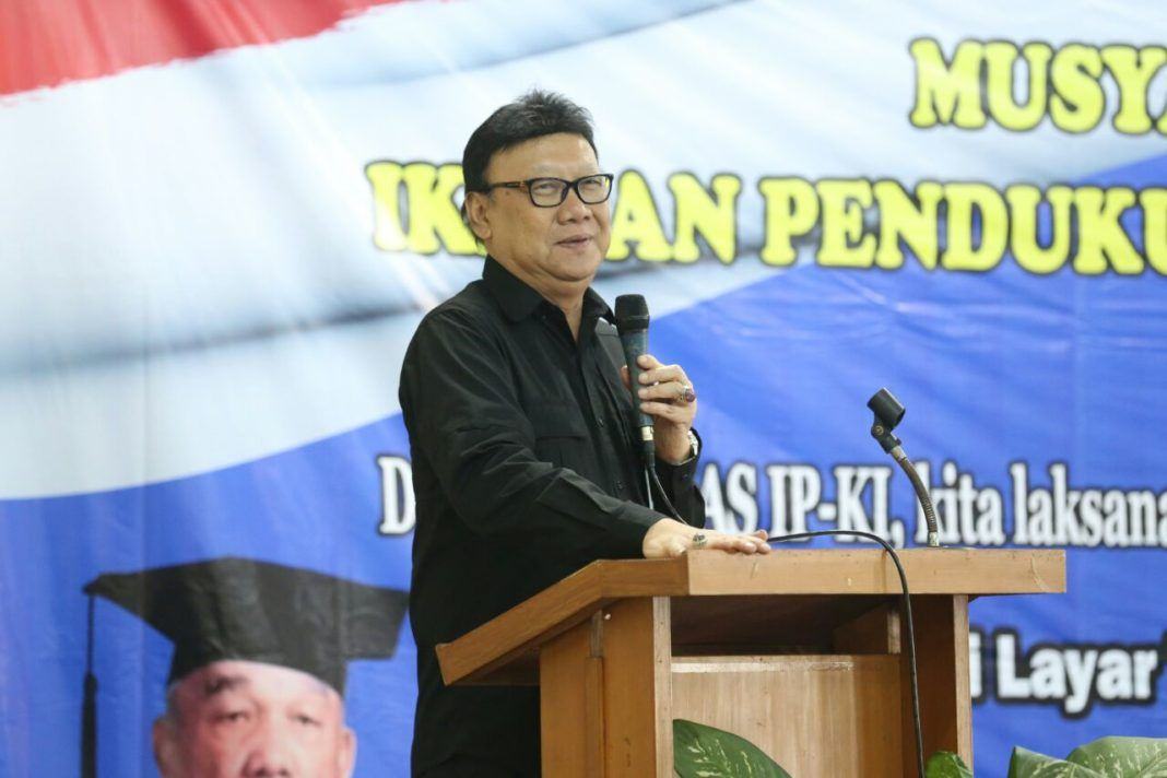 Foto: Menteri Dalam Negeri (Mendagri) Tjahjo Kumolo.