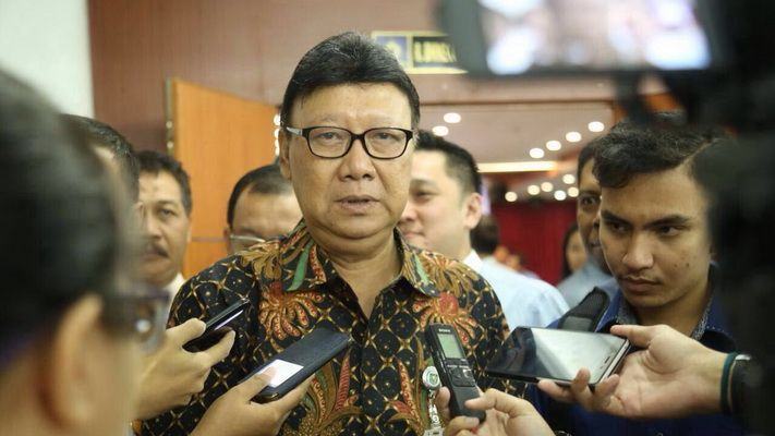 Foto: Menteri Dalam Negeri (Mendagri) Tjahjo Kumolo.