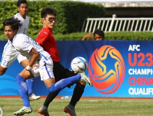 Suasana pertandingan antara Malaysia kontra Mongolia (Foto: FAM_Malaysia)