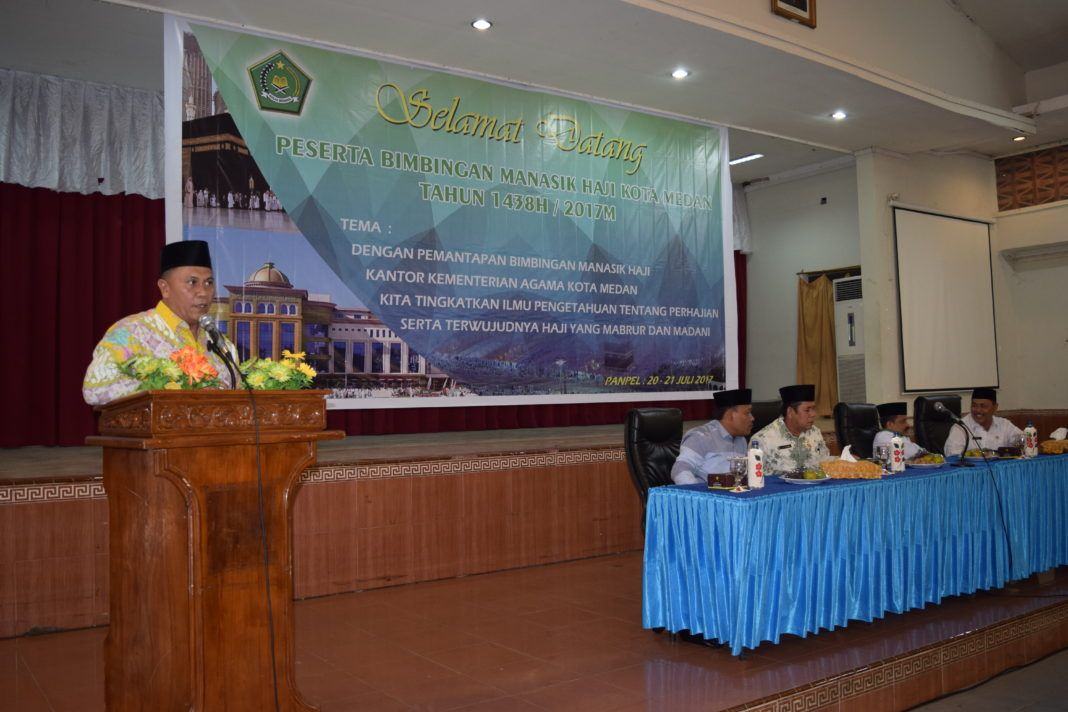 Foto: Kasi Penyelenggara Haji Kemenag Medan, Ahmad Qosby Nasution.