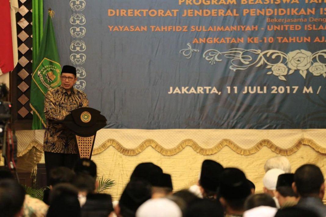 Foto: Para santri Penghafal Al-Quran yang diwisuda dan akan dilepas untuk belajar di Turki.