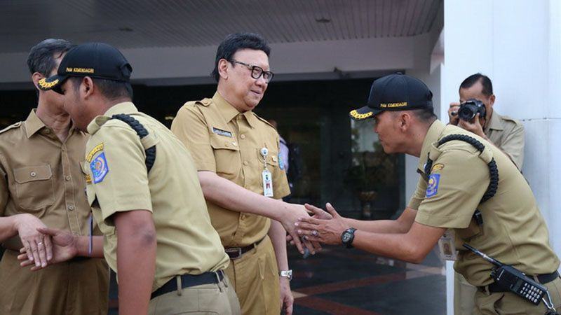 Foto: Menteri Dalam Negeri (Mendagri) Tjahjo kumolo.