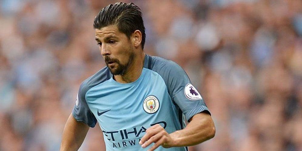 Foto: Penyerang Manchester City Nolito.