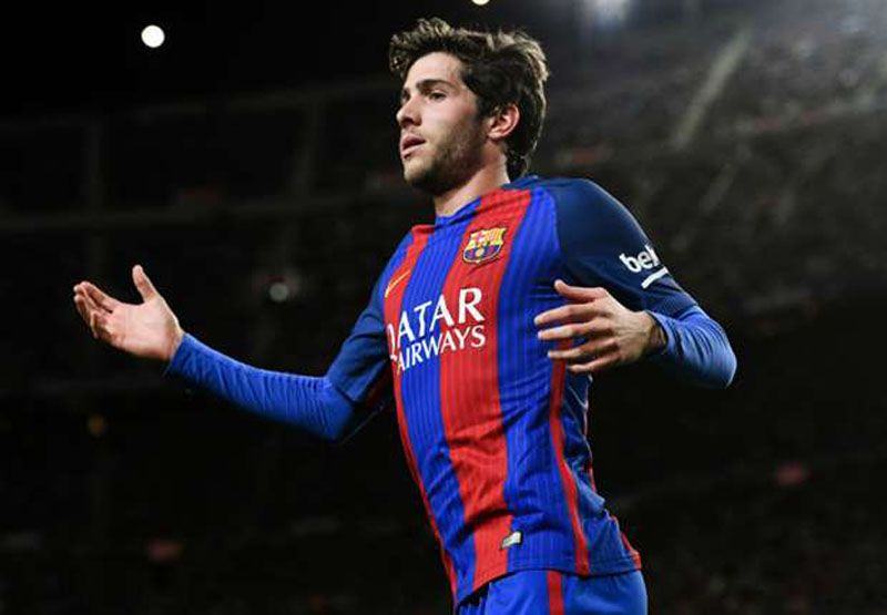 Foto: Pemain Barcelona, Sergi Roberto.