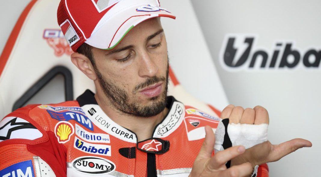 Andrea Dovizioso, dibayangi rekor buruk menjelang balapan MotoGP Republik Ceska di Sirkuit Brno, MInggu (6/8). (Hendrik Schmidt/dpa via AP)
