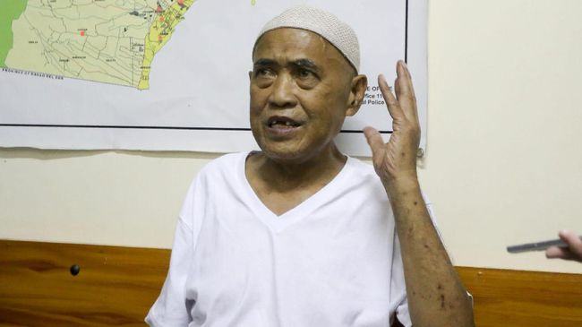 Ayah dari pemimpin sel ISIS di Marawi, Cayamora Maute, dilaporkan meninggal dunia dalam penanganan pemerintah pada Minggu (27/8). (AFP Photo/Manman Dejeto)