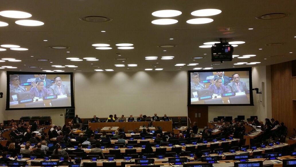 Foto: Delegasi RI hadir di pertemuan ke-30 UNGEGN dan konferensi ke- 11 UNCSGN di Markas Besar PBB, New York pada tanggal 7-18 Agustus 2017.