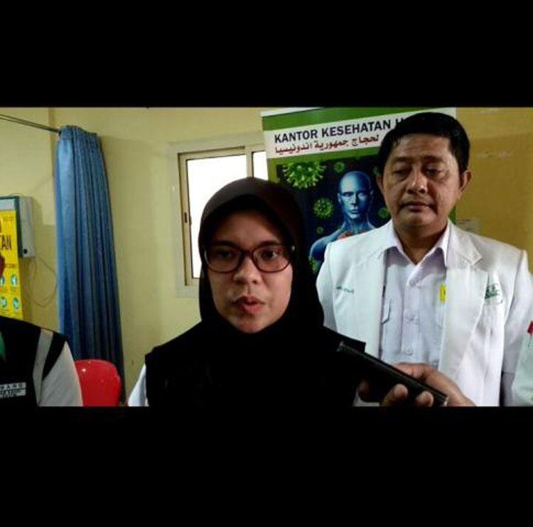 Foto: Penanggung Jawab Evakuasi dan Dokter Triage KKHI Madinah Tia Astriana.