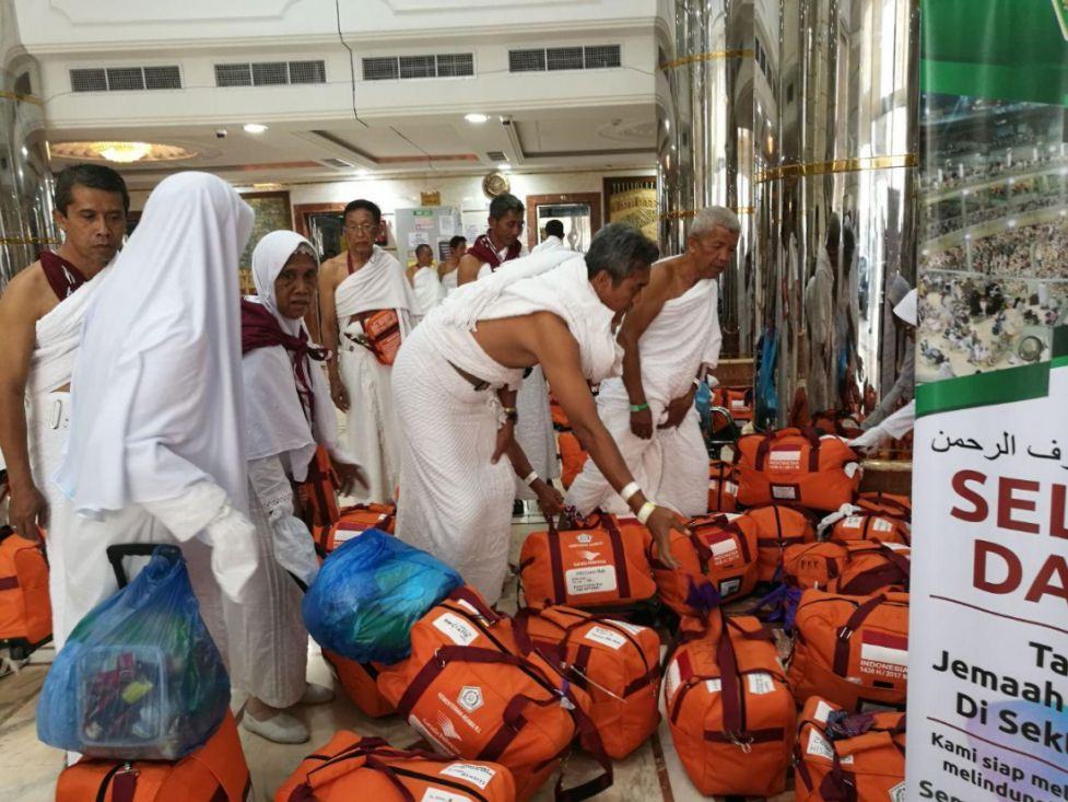Foto: Kedatangan jemaah SOC 11 di Tayeb Hotel di wilayah Syisya 2.