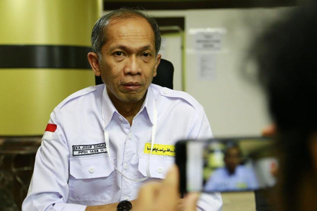 Foto: Kepala Pusat Kesehatan Haji Kemenkes Eka Jusuf Singka.