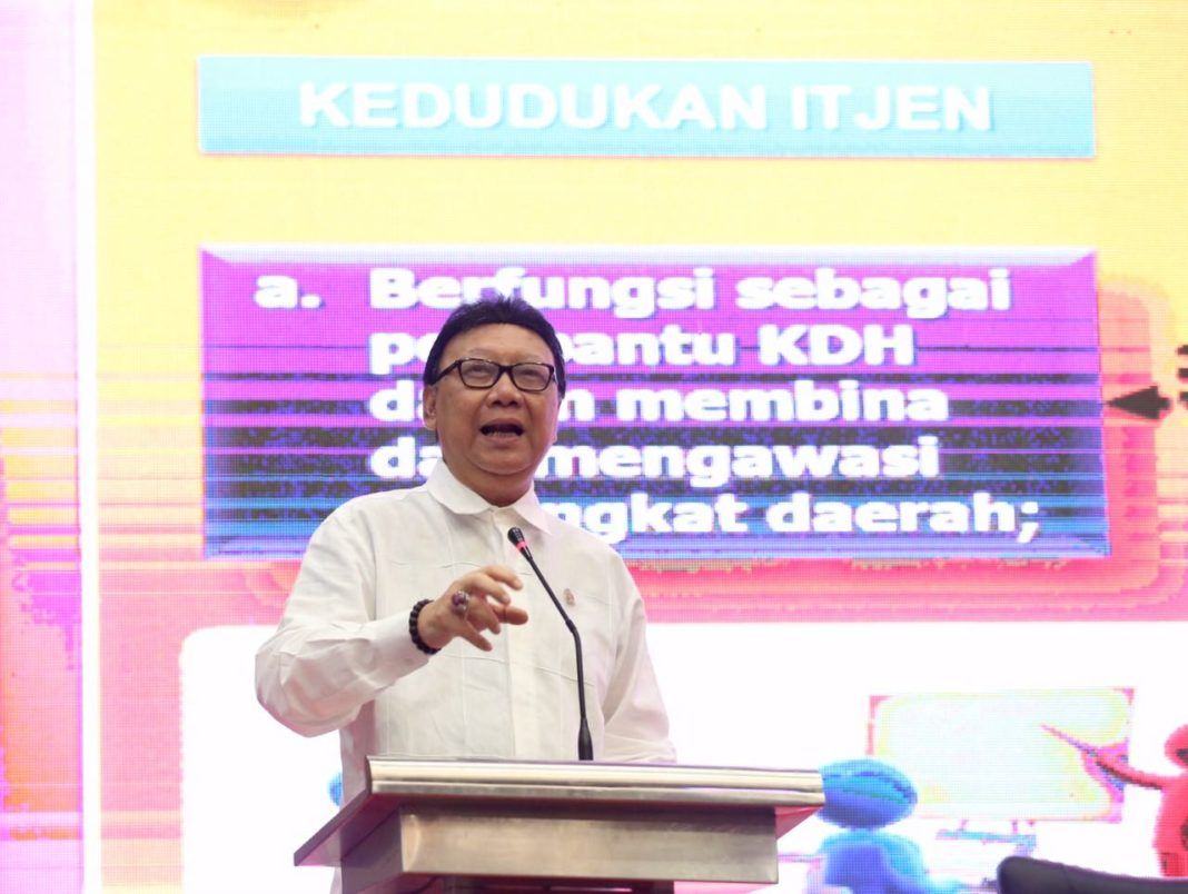 Foto: Menteri Dalam Negeri (Mendagri) Tjahjo Kumolo.