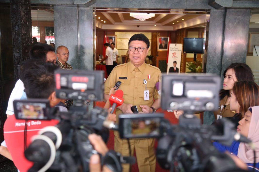 Foto: Menteri Dalam Negeri (Mendagri) Tjahjo Kumolo.