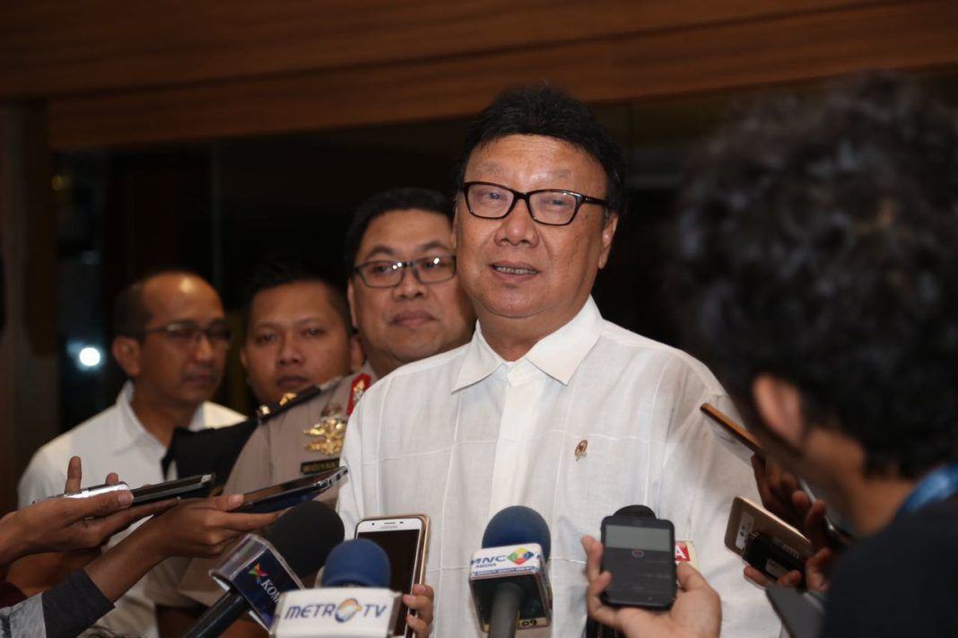 Foto: Menteri Dalam Negeri (Mendagri), Tjahjo Kumolo.