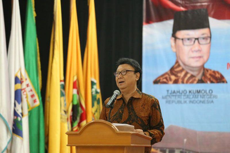 Foto: Menteri Dalam Negeri (Mendagri) Tjahjo Kumolo.