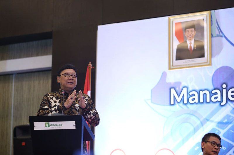 Foto: Menteri Dalam Negeri (Mendagri), Tjahjo Kumolo.
