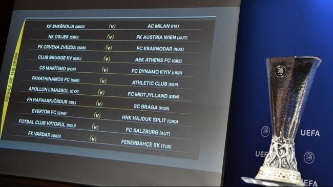 Foto: Hasil undian babak play-off Liga Europa 2017--2018 (Foto: UEFA)
