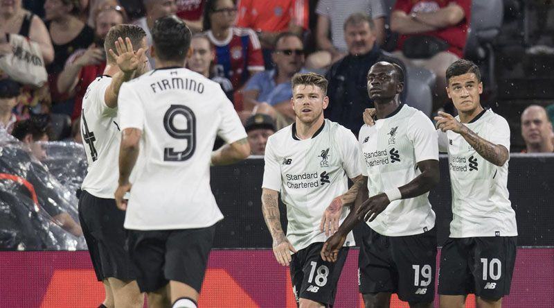 Liverpool Vs Bayern Munchen berlaga di ajang Audi Cup 2017. (Sven Hoppe/dpa via AP)