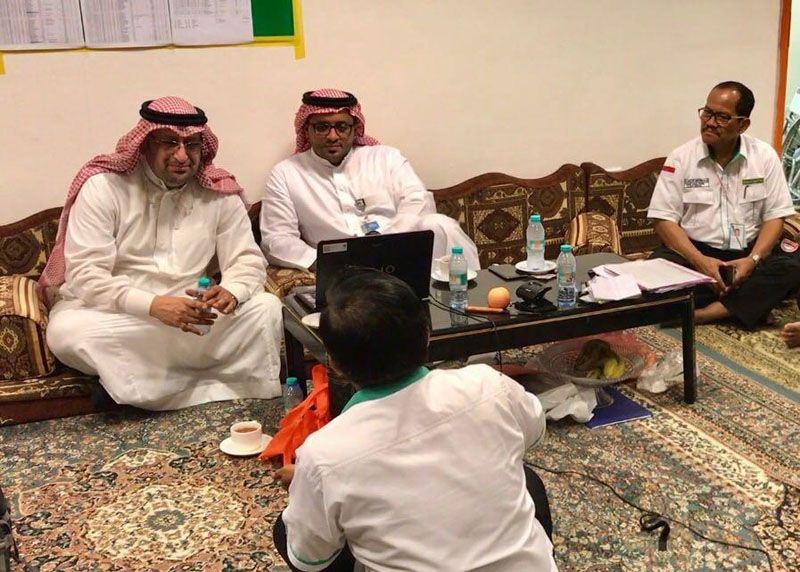 Foto: Rakor persiapan penyambutan jemaah jelang fase puncak kedatangan di Bandara KAAIA Jeddah.