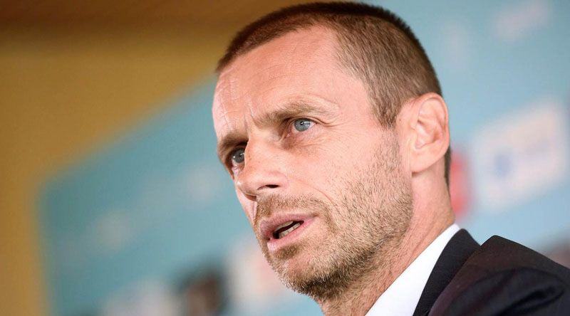 Presiden UEFA, Aleksander Ceferin, mengancam akan mencoret Paris Saint-Germain dari Liga Champions jika terbukti melanggar Financial Fair Play. (AFP/Jure Makoves)