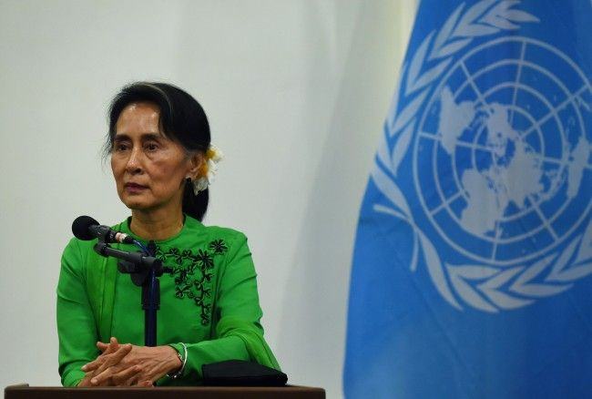 Pemimpin de facto Myanmar, Aung San Suu Kyi. (Foto: AFP)