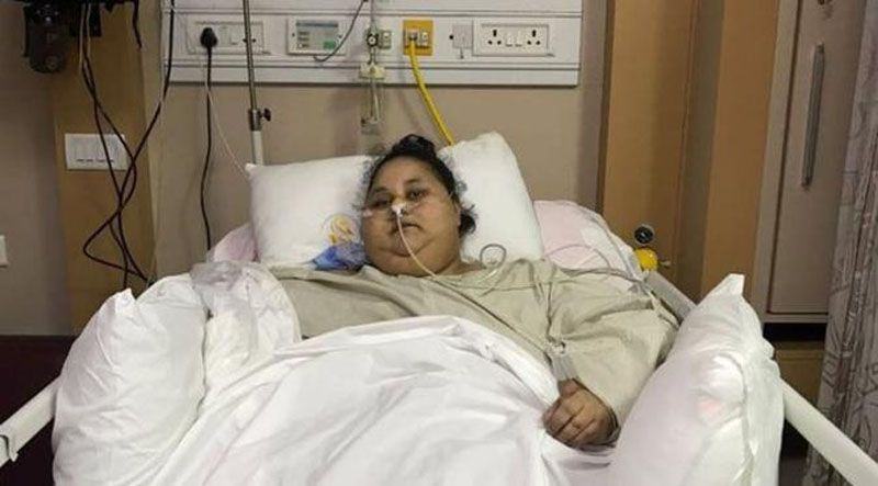 Foto: Eman Ahmed Abd El Aty mengalami obesitas. Bobot tubuhnya mencapai 500 kilogram (Saifee Hospital)