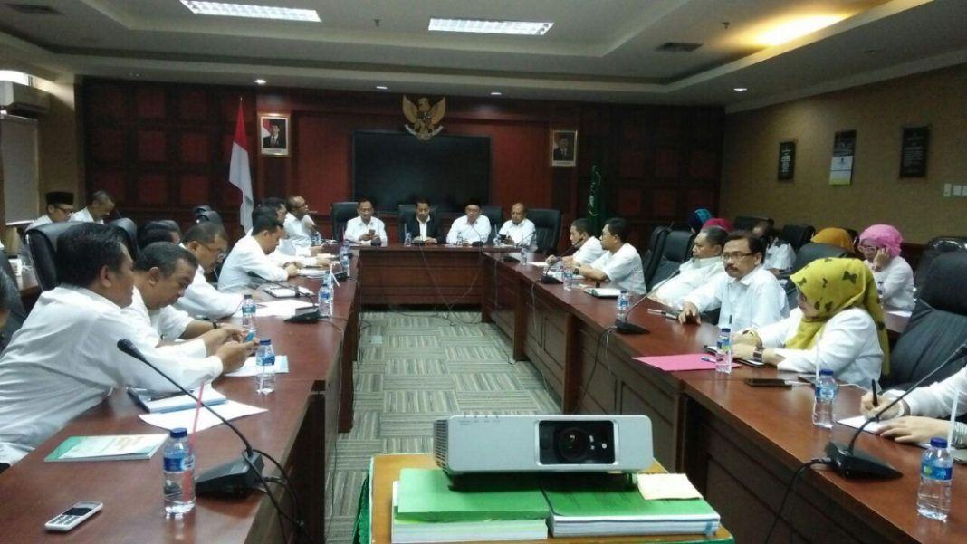 Foto: Rapat Pimpinan Ditjen Pendidikan Islam, Kemenag, Senin (11/9).