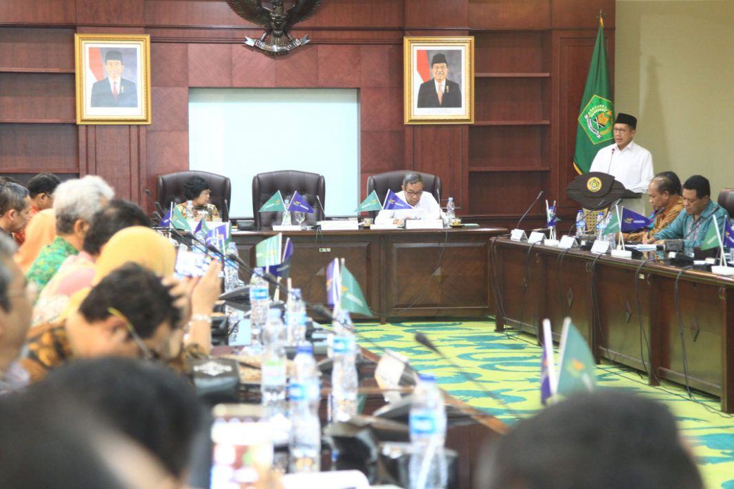 Foto: Menag Lukman buka Entry Meeting Evaluasi Reformasi Birokrasi dan Sistem Akuntabilitas Kinerja Kemenag.